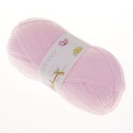 105. 4-Ply 'Super Soft' Acrylic - Baby Pink