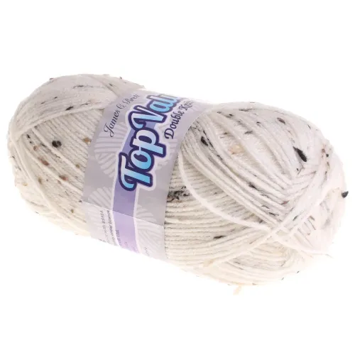 132. 'Top Value' DK Acrylic - Cream Nep 8486