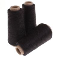102. 60% Silk & 40% Nettle Fibre - Black 3020