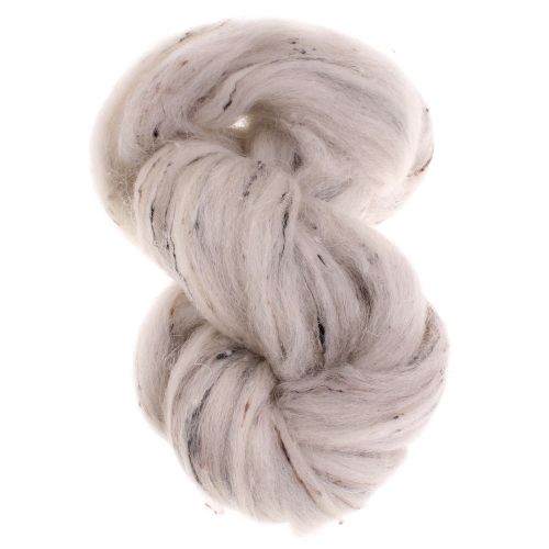 115. Wool Nep Tops - Cream / Brown