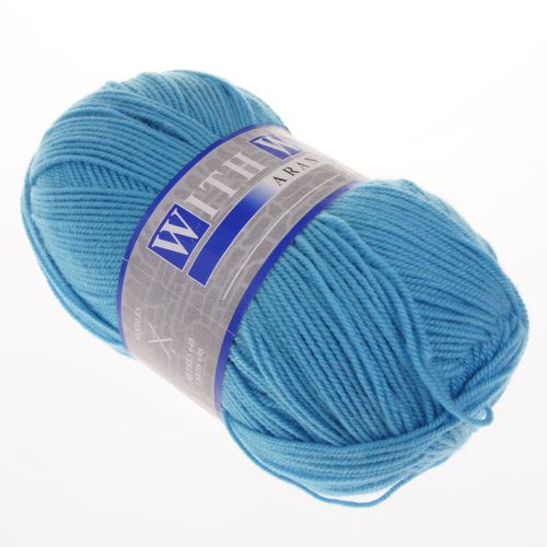 110. With Wool - Aqua Blue